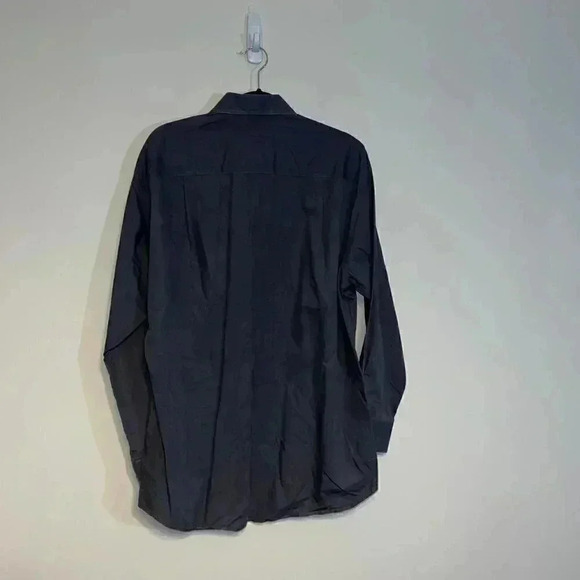 Ermenegildo Zegna Button Up Dress Shirt Slate Gray Sz 41 / 16 - Picture 3 of 6